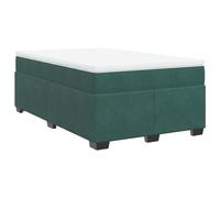 (dark green, 120 x 200 cm) vidaXL Box Spring Bed with Mattress Bed Frame Bedroom Bedstead Bed Base Velvet