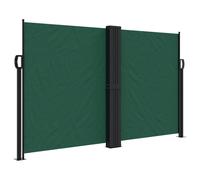 (dark green, 140 x 1000 cm) vidaXL Retractable Side Awning Outdoor Privacy Screen Balcony Sunshade Shelter