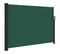 vidaXL Retractable Side Awning Dark Green 140x300 cm, Green