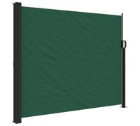vidaXL Retractable Side Awning Dark Green 170x300 cm HOT