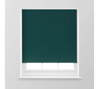 A.Unique Home Premium Trimmable Thermal Blackout Roller Window Blind in a Variety of Colours and Sizes Ideal for any Room - 6FT - DARK GREEN - 180cm (W) x 170cm (L) | 70.8" (W) x 66.9" (L)