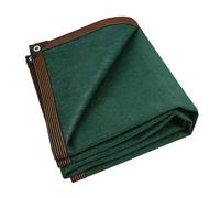 Dark Green 350x380 cm Tear-Resistant UV Protected Netting with Grommets - Ideal for Patio, Plants, Chickens, and Outdoor Use - Wind Permeable, Durable Garden Cover