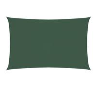 (dark green, 5 x 8 m) vidaXL Sunshade Sail Oxford Fabric Rectangular Patio Shade Sunscreen Canopy