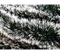 Dark Green and White Two Tone Tinsel Christmas Tree Decoration Party Celebration Artificial Garland Chunky