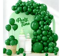Dark Green Balloons, 102pcs Dark Green Balloon Arch Kit, Latex Balloons, 18 12 10 5 Inch Different Sizes Balloon Garland, Ideal for Wedding, St. Patrick's Day, Baby Shower, Garden Party Decorations