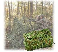 Dark Green Camo Netting For Hunting Army Camouflage Netting Lightweight Camo Net For Military Theme Party Decoration, Camping, Shooting, Car Cover, Sunshade(6x6.5m)