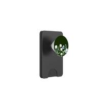 Dark Green Flower Floral Blossom Foliage Bloom Botanic Leaf PopSockets PopWallet for MagSafe