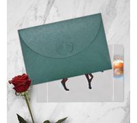 Dark Green Greeting Card YYHWHJDE Abstract Fox Picture Perfect for Valentine's Day, Wedding Anniversary & Party Invitations