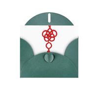 Dark Green Greeting Card YYHWHJDE May all your wishes come true Picture Perfect for Valentine's Day, Wedding Anniversary & Party Invitations
