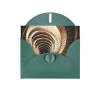 Dark Green Greeting Card YYHWHJDE Rotating Portrait Picture Perfect for Valentine's Day, Wedding Anniversary & Party Invitations
