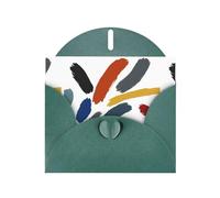 Dark Green Greeting Card YYHWHJDE Simple drawing of personality Picture Perfect for Valentine's Day, Wedding Anniversary & Party Invitations