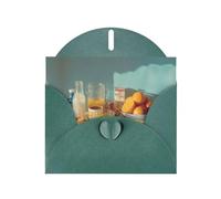 Dark Green Holiday greeting check blank card and pearl beautiful blank note block VVXBHGR Morning freshness Pattern