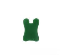 Dark Green Jade Scraping Tool Set - Face & Body Massage Stone, Eye Roller Beauty Jade Stone, Anti-Aging, Skin Care - Wave, Triangle, Coin, Fish Shape (Ancient Coins)