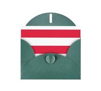 Dark Green JKIEGOQ Polish flag Prints Greeting Card 4 x 6 in for Christmas, Valentine's Day, Wedding, Party Invitation Cards