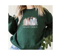 (Dark Green, L) Retro Taylor's Version Sweatshirt Eras Tour 2023 Hoodie Musi