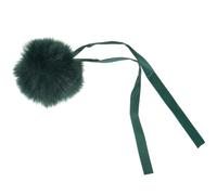 Dark Green | Large 6cm Faux Fur Pom Pom | Gift Wrap, Home Decor & Crafts