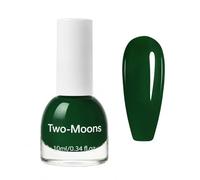 Dark Green Nail Polish, Nail Varnish Quick Dry, Water Based No UV Lamp | High Gloss Forest Emerald Green Nail Polish, Long Lasting Non Chip Vegan Green Nail Varnish For Women Girls DIY Manicure