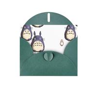 Dark Green Pearlescent Paper Holiday Cards 4"x6" YYHHAOFA Happy Dabai Family Pattern Greeting Cards for Christmas, Birthday, Wedding Anniversary & Party Invitations