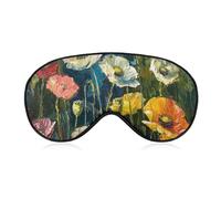 Dark Green Plants Sleeping Mask, Light Blocking Eye Mask, Comfortable and Soft, Eye Cover with Elastic Band, Suitable for Men and Women, Suitable for Travel/Sleeping
