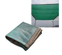 Dark Green Shade Cloth 90% Sunshade Fabric for Pergola Patio Gazebo Deck & Garden Durable Outdoor Netting with Grommets (8m x 9m)