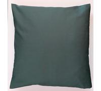 Dark Green Size 18x18 Inches Plain Poly Cotton Cushion Cover Solid Blank Square Cushion Covers Decorative Cushion Case Throw Pillow cases for Bedroom Living Room Sofa Bed Car Seat Floor