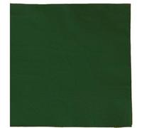 Dark Green Tissue 40cm 3ply Dinner Napkins Pack 100