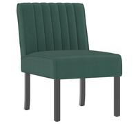 (dark green) vidaXL Slipper Chair Accent Chair Living Room Upholstered Sofa Chair Velvet