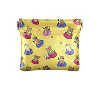 Dark Green Wildflower Daisies Coin Purses Coin Card Wallet Pouch, Travel Storage for Cosmetics, Headphones, Jewelry, Dogs Food Bowl Drinks, One Size, Dogs Food Bowl Drinks