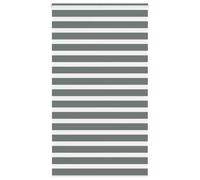 (dark grey, 120 x 230 cm) vidaXL Zebra Blind Fabric Polyester