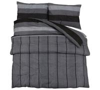 (dark grey, 135 x 200 cm + 80 x 80 cm/ 1 pcs) vidaXL 1/2x Duvet Cover Set Cotton Duvet Slipcover Sheet Multi Colours/Sizes