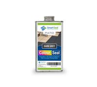 (Dark Grey, 150ML Sample) Smartseal Patio ColourSeal - Colour & Restore Old Concrete Paving Slabs, Durable Paint & Sealer - Easy to Apply, Protective Concrete Sealer
