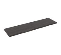 (dark grey, 180 x 50 x 4 cm) vidaXL Bathroom Countertop Vanity Top Wash Basin Worktop Treated Solid Wood