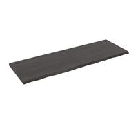 (dark grey, 180 x 60 x 4 cm) vidaXL Bathroom Countertop Vanity Top Wash Basin Worktop Treated Solid Wood