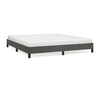 (dark grey, 25 cm/ 6ft super king size) vidaXL Bed Frame Mattress Foundation Bedroom Upholstered Bed Bedstead Velvet