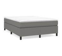 vidaXL Box Spring Bed Frame Dark Grey Double Fabric (UK/IE/FI/NO only)
