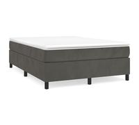 vidaXL Box Spring Bed Frame Dark Grey Double Velvet (UK/IE/FI/NO only)