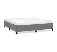 (dark grey, 35 cm/ 6ft super king size) vidaXL Bed Frame Mattress Foundation Bedroom Upholstered Bed Bedstead Fabric