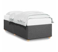 (dark grey, 3ft single) vidaXL Bed Frame without Mattress Bed Base Bedstead Mattress Foundation Fabric