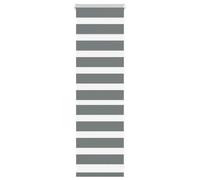 vidaXL Zebra Blind Dark Grey 40x100 cm Fabric Width 35.9 cm Polyester, Grey