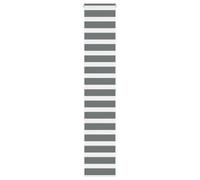 vidaXL Zebra Blind Dark Grey 40x200 cm Fabric Width 35.9 cm Polyester, zebra roller blind, dual roller blind, zebra blind for window