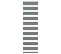 vidaXL Zebra Blind Dark Grey 45x150 cm Fabric Width 40.9 cm Polyester, Grey