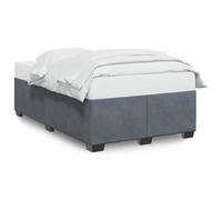 (dark grey, 4ft6 double) vidaXL Bed Frame without Mattress Bed Base Bedstead Mattress Foundation Velvet