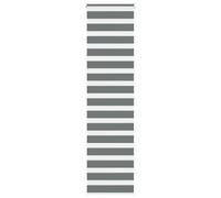vidaXL Zebra Blind Dark Grey - 55x200cm Polyester Roller Blind with Chain Control
