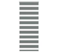 (dark grey, 60 x 100 cm) vidaXL Zebra Blind Dark Grey 60x230 cm Fabric Width 55.9 cm Polyester