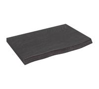 (dark grey, 60 x 40 x 4 cm) vidaXL Table Top Wooden Desk Top Dining Table Top Untreated Solid Wood Oak