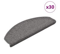 (dark grey, 65 x 24 x 4 cm/ 30 pcs) vidaXL Carpet Stair Treads Dark Green Stair Step Rug Protection Home Decor