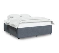 (dark grey, 6ft super king size) vidaXL Bed Frame Bed Base Bedroom Mattress Foundation Home Bedstead Velvet