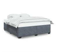 (dark grey, 6ft super king size) vidaXL Bed Frame without Mattress Bed Base Bedstead Mattress Foundation Velvet