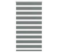 vidaXL Zebra Blind Dark Grey 70x100 cm Fabric Width 65.9 cm Polyester