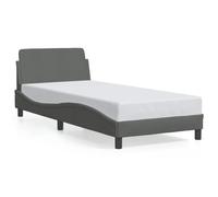 Bed Frame with Headboard Bedroom Bed Base Mattress Foundation Fabric vidaXL